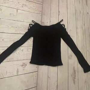 INTIMATELY BY FREE PEOPLE Criss Cross Cut Out Top M